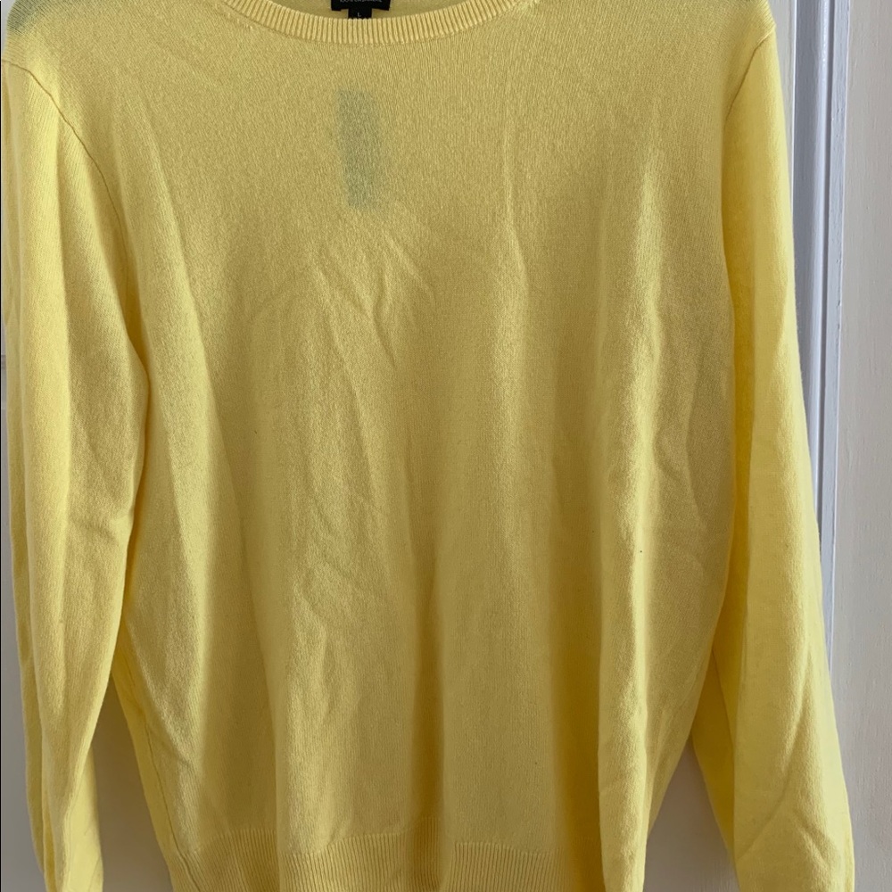 A spring yellow shirt